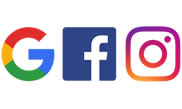 Google, Facebook, Instagram